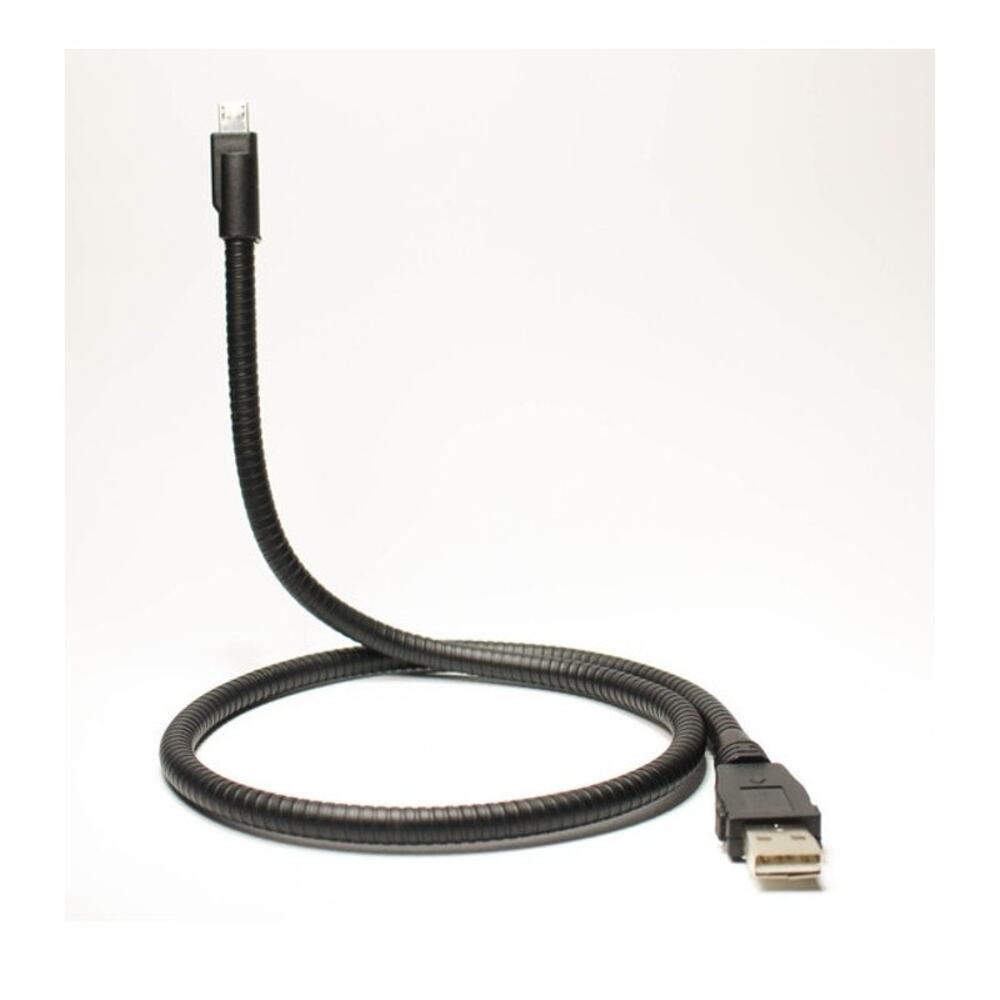 Gooseneck 3ft Lightning Micro USB Cable